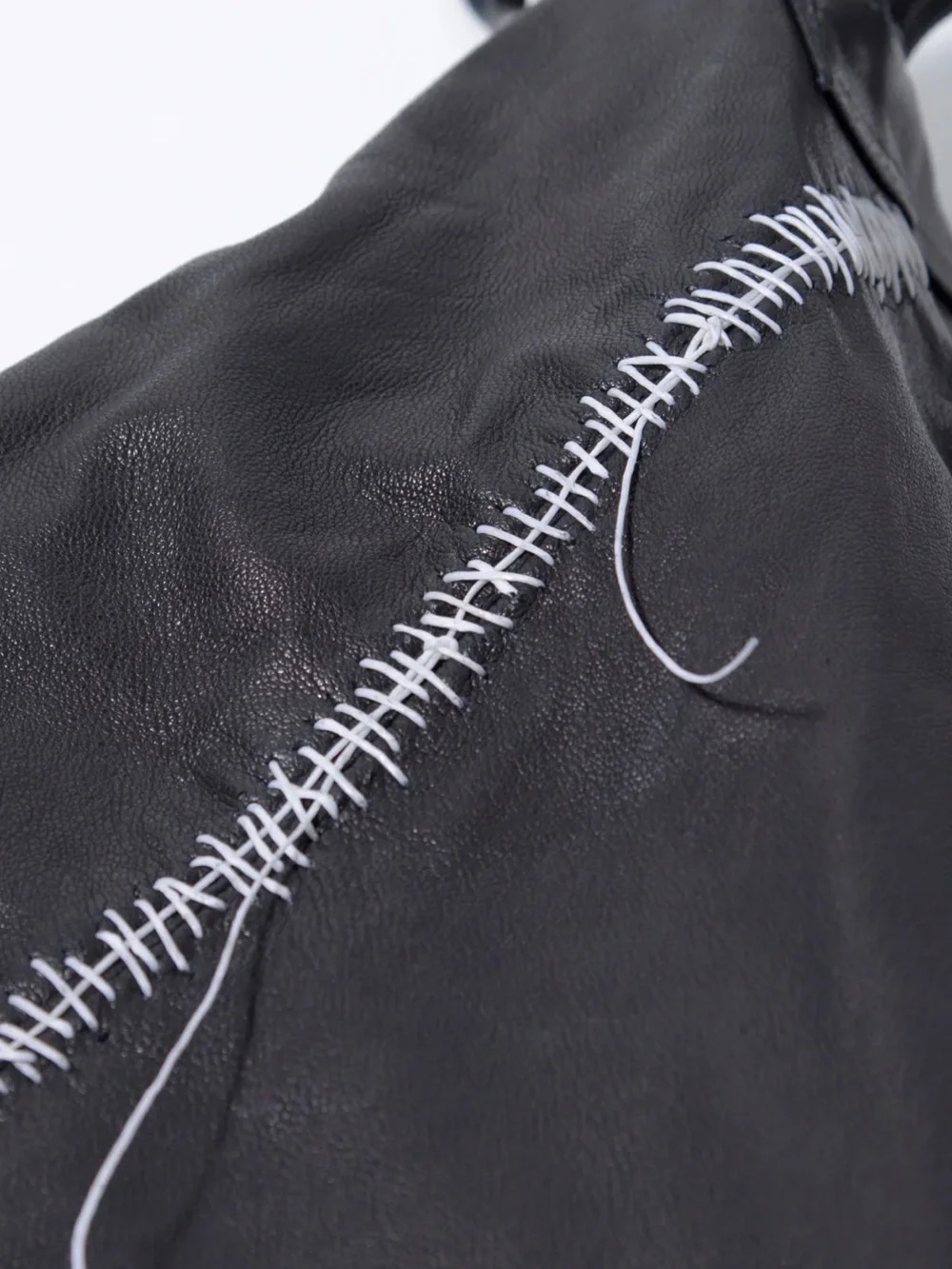 KmRii 2202-BG01 Hand Stitch Triangle Backpack